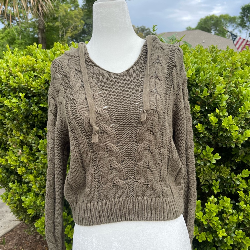 aeropostale cropped hoodie